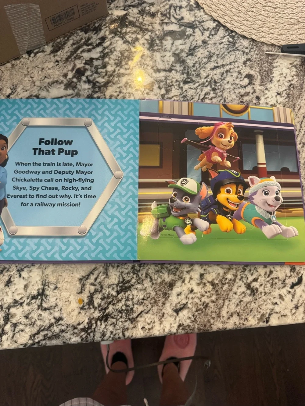 Paw Patrol My First Puzzle Book – 5 Built-In Jigsaw Puzzles | Hardcover